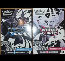 Pokemon TCG Black Bolt & White Flare Booster Bundle Set of 2 |BRAND NEW SEALED - Image 1