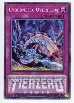 Yugioh Cybernetic Overflow SDCS-EN040 Common 1st Edition Near Mint - Image 1
