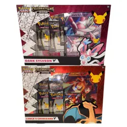 Pokemon Dark Sylveon V and Lance's Charizard V Celebrations Collection Set 820650809392 - Image 1