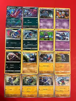 16 Croagunk Toxicroak EX pokemon Rare Holo mixed All Different unique collection - Image 1