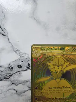 Pokemon Mega Evolutions Mega Gardevoir EX 187/132 Mega Hyper Rare Gold English - Image 2