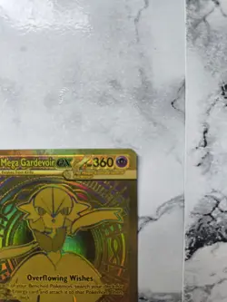 Pokemon Mega Evolutions Mega Gardevoir EX 187/132 Mega Hyper Rare Gold English - Image 3