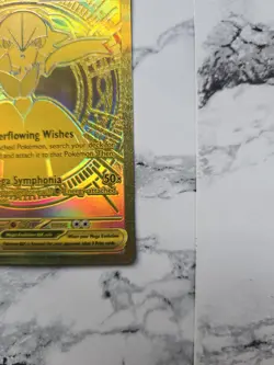 Pokemon Mega Evolutions Mega Gardevoir EX 187/132 Mega Hyper Rare Gold English - Image 4