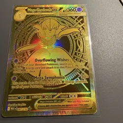 Mega Gardevoir EX 187/132 Mega Evolutions Gold Hyper Rare Pokemon TCG NM - Image 2