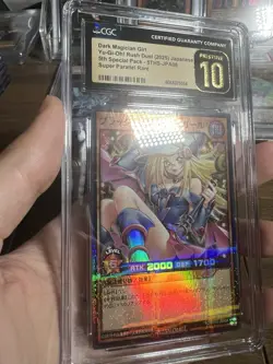 2025 YU-GI-OH! RUSH DUEL JPN RD/5THS 5TH DARK MAGICIAN GIRL CGC PRISTINE 10 - Image 3