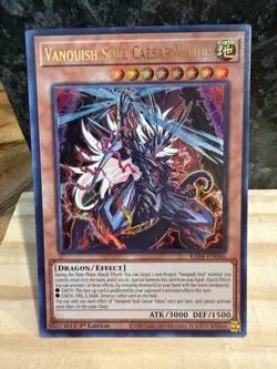 Vanquish Soul Caesar Valius (UR) RA04-EN046 Quarter Century Stampede 1st Edition - Image 1