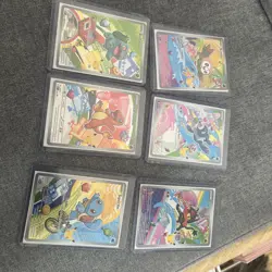 Pokemon First Partner Illustration Promo Cards Lot 6 Cards (Partial Set) - Image 1