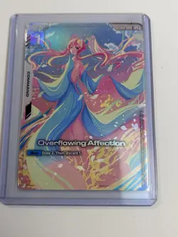 Gundam TCG Overflowing Affection Foil Single Card - Image 1