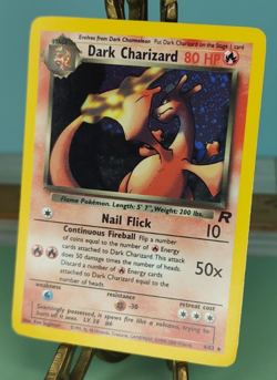 Dark Charizard Team Rocket Holo #4/82 Vintage Pokemon Card WOTC 2000 Card TCG - Image 2