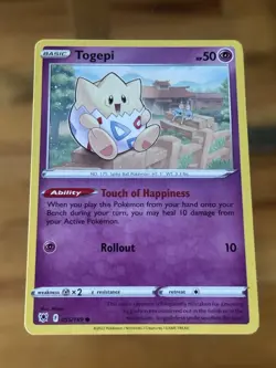 Togepi - 055/189 - Common Astral Radiance Pokemon Card Buy 2 Get 1 Free - Image 1