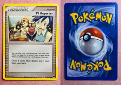 TV Reporter | 82/101 EX Dragon Frontiers | 2006 Pokemon TCG Card Non Holo | LP - Image 3