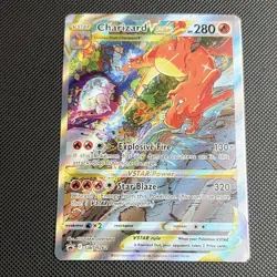 Pokemon Charizard VSTAR SWSH262 Sword & Shield Promo Full Art VSTAR Holo 280 HP - Image 1