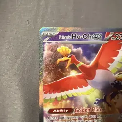 Pokemon TCG: Ethan's Ho-Oh EX SIR, #230/182 Destined Rivals, NM *pack fresh* - Image 2