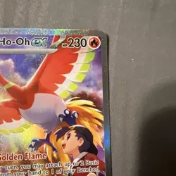 Pokemon TCG: Ethan's Ho-Oh EX SIR, #230/182 Destined Rivals, NM *pack fresh* - Image 3