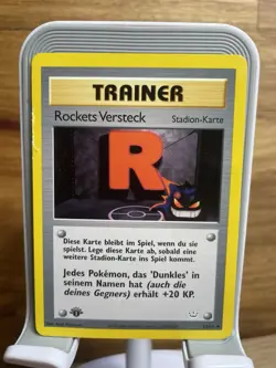 Pokemon Team Rocket’s Hideout 63/64 • 1st Edition • German • MP/HP • Vintage - Image 1