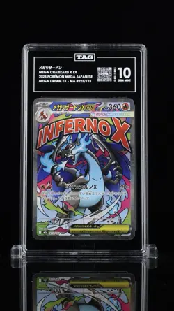 TAG 10 Mega Charizard X ex MA 223/193 M2a MEGA Dream ex Pokemon Card Japanese - Image 1