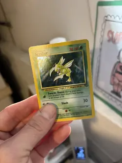 Pokemon TCG Scyther Jungle 10/64 Holo Unlimited Holo Rare - Image 2