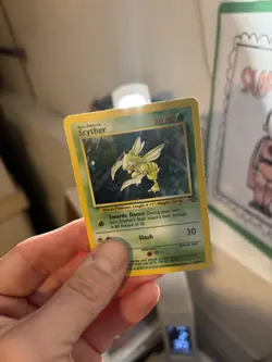 Pokemon TCG Scyther Jungle 10/64 Holo Unlimited Holo Rare - Image 3