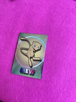 Mew - 1999 Pokemon Meiji Foil Promo Embossed - Image 1