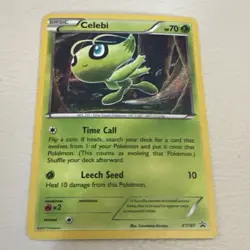 Pokemon 2017 Celebi XY 187 Black Star Promo Holo Rare - Image 1