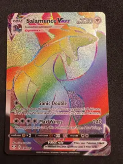 Salamence VMAX 194/189 Rare Rainbow Darkness Ablaze Pokemon Holo 2020 - Image 1