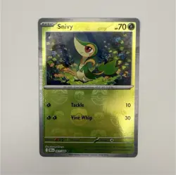 Pokemon Snivy 001/086 Sv: Black Bolt Master Ball Pattern Holo - Image 1