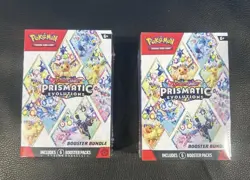 Pokemon TCG: Prismatic Evolutions Booster Bundle - Lot of 2 - Factory Sealed - Image 1