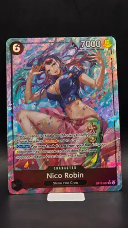 Nico Robin (Alt Art) OP12-087 SR Legacy of the Master ONE PIECE TCG English - Image 1