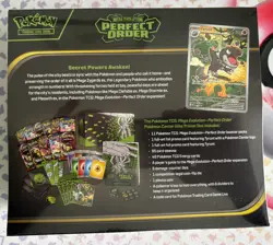 Pokemon TCG Perfect Order Pokemon Center ETB New ripped seal on the side - Image 3
