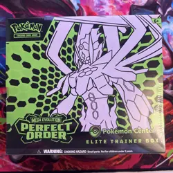 Perfect Order Pokemon Center Elite Trainer Box ETB & 10 Ascended Booster Packs - Image 1