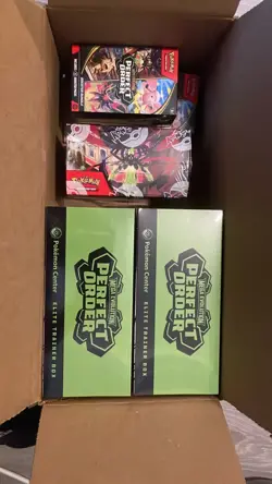 Pokemon | Perfect Order | Pokemon center ETB x2 | Booster Box | Bundle x 2 - Image 1