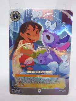 Disney Lorcana Ohana Means Family 224/204 Into the Inklands Action Foil - Image 1