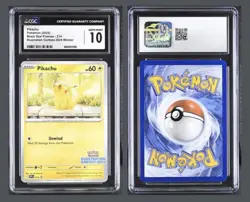 Pikachu Gem Mint 10 CGC Illustration Contest 2024 Winner Pokemon Promo - Image 3