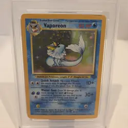 1999 Pokemon Jungle #12 Vaporeon Holo unlimited PSA 7 NM - Image 2