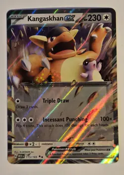 Kangaskhan ex 115/165 S&V 151 (MEW) NM Double Rare Pokemon Card - Image 1