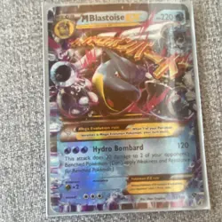 Pokemon M Blastoise EX Full Art Ultra Rare Holo Mega XY 30/146 220 HP Card - Image 1