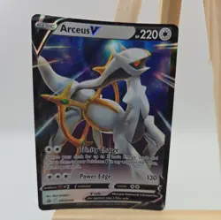 SWSH306 ARCEUS V ULTRA RARE BLACK STAR PROMO POKEMON CARD - Image 1