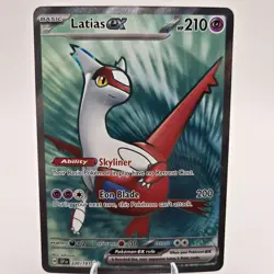 Latias ex 220/191 Ultra Rare Full Art Pokemon TCG Surging Sparks Card NM - Image 1