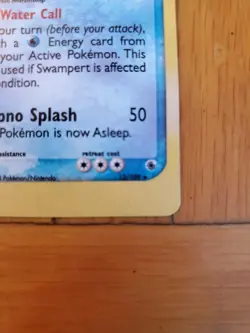 Swampert - 13/109 - Pokemon Ex Ruby & Sapphire Holo Card VLP/Nm Condition - Image 5