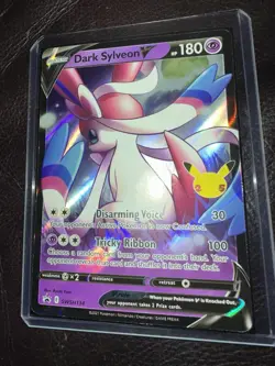 Dark Sylveon V SWSH134 SWSH: Sword & Shield Promo Cards Holo NM MINT - Image 3