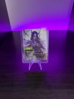 Irelia Fervent Overnumbered Spiritforged Riftbound English NM Card 225/221 - Image 1