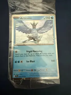 Articuno 032/159 Holiday Calendar 2025 SEALED Festive STAMP Promo Pokemon TCG - Image 1