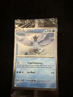 Articuno 032/159 Holiday Calendar 2025 SEALED Festive STAMP Promo Pokemon TCG - Image 1