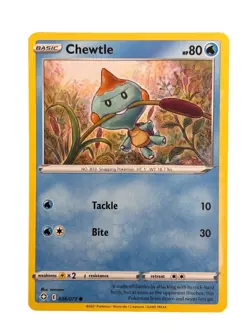 New: 2021 Pokemon TCG Chewtle 026 Shining Fates Regular Common - Image 1