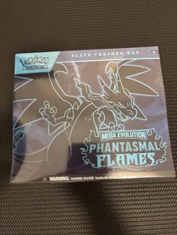 Pokemon Mega Evolution Phantasmal Flames Elite Trainer Box ETB Factory Sealed - Image 1