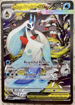 Mega Froslass EX 275/217 SIR Pokemon Ascended Heroes Ultra Rare NM - Image 1