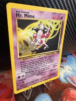 Mr. Mime Holo 6/64 Jungle Unlimited Vintage Pokemon WOTC LP - Image 4