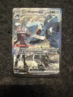 Pokemon Steven’s Metagross EX 289/217 SIR Mega Evolution Ascended Heroes NM - Image 1