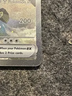 Pokemon Steven’s Metagross EX 289/217 SIR Mega Evolution Ascended Heroes NM - Image 5
