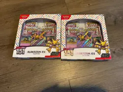 Pokemon Scarlet & Violet 151 Alakazam EX Collection Box New Factory Sealed Qty 2 - Image 1